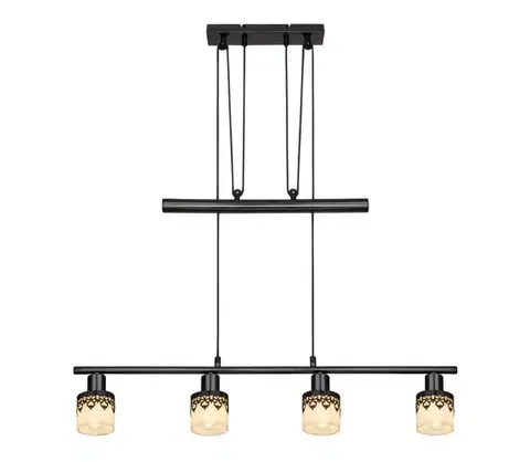 Svietidlá Rabalux 5345 - Luster na lanku LACEY 4xE14/40W/230V 5345