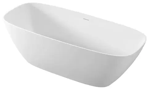 Vane POLYSAN - MEDINA voľne stojaca vaňa 165x70x52cm, solid surface, biela mat 92430