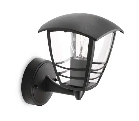 Záhradné lampy Philips 15380/30/16 - Vonkajšie nástenné svietidlo MYGARDEN CREEK 15380/30/16 1xE27/60W/230V 15380/30/16