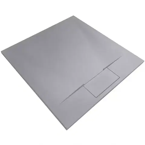 Sprchové vaničky Vanička štvorcová Bazalt Grey 90x90x2,5 Rea K4105