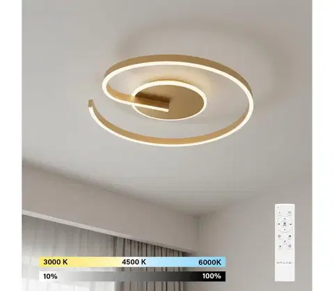Svietidlá Brilagi -LED stmievateľné stropné svietidlo SPIRAL LED/56W/230V 3000/4000/6000K+DO BR7262/BGD-56W