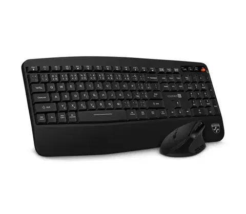 Klávesnice a myši CONNECT IT CKM-6010-CS - Ergonomická bezdrôtová klávesnica a myš čierna CKM-6010-CS