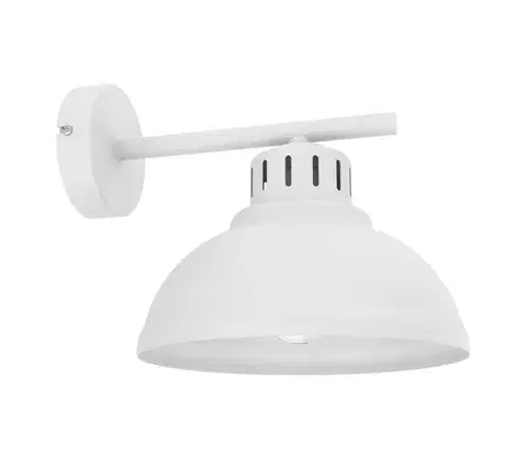 Svietidlá  Nástenná lampa SVEN 1xE27/15W/230V biela 9044