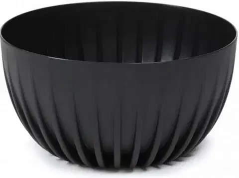 Kvetináče a truhlíky Kinekus Kvetináč plastový, priemer 300mm MIRA, čierny, výška 156mm