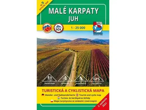 Slovensko a Česká republika Malé Karpaty - juh 1 : 25 000, 2.vydanie - Kolektív autorov