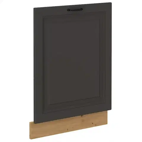Dvierka a čelá zásuviek pre kuchynske skrinky Dvierka na umývačku STILO grafit mat/artisan Dvierka zm 713x596
