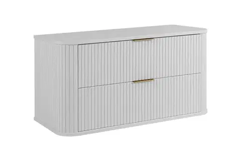 Skrinky do kúpeľne Elvisia Skrinka pod umývadlo ELEGANCE White | 100 cm