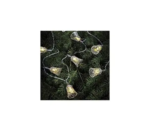 Vianočné dekorácie Markslöjd 703237 - LED reťaz BELL 10xLED 2,1m 703237