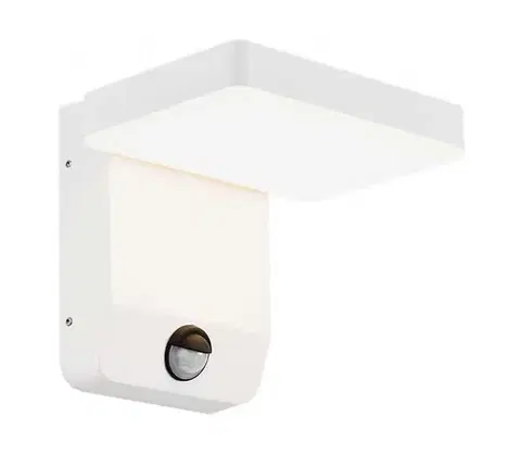 LED osvetlenie  LED Vonkajšie nástenné svietidlo so senzorom LED/17W/230V 4000K biela 2947