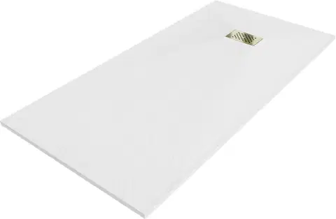 Vane MEXEN/S - Hugo sprchová vanička SMC 180x90, biela, krytka zlatá 42109018-G