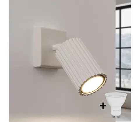 Svietidlá BRILAGI - LED nástenné bodové svietidlo CRESTO 1xGU10/10W/230V krémové BR.1597