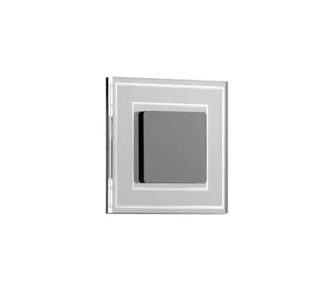 LED osvetlenie LDST KE-01-CB-BZ8 - LED schodiskové svietidlo KELLY 8xLED/1,2W/230V lesklá čierna KE-01-CB-BZ8