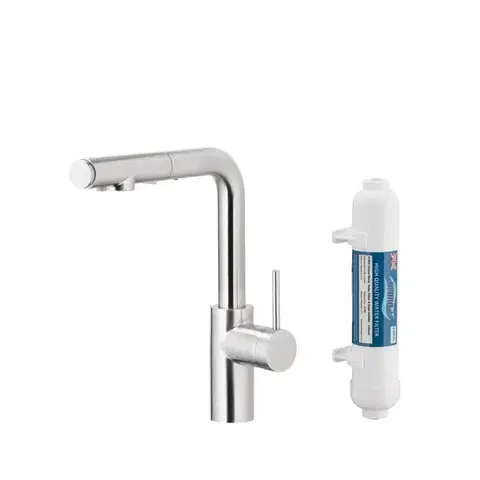 Kuchynské drezy KFA KFA - Batéria drezová výsuvná s filtráciou, inox 6623-112-22