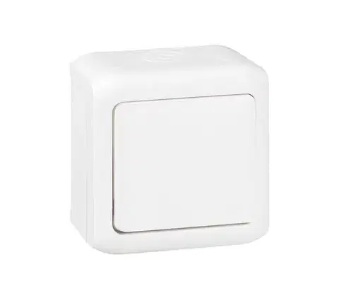 Predlžovacie káble Legrand - Nástenný jednopólový vypínač č. 1 FORIX IP44 biela 782360