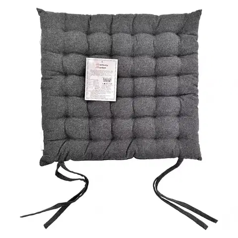 Bytový textil Poduška na stoličku SSE-JBT-1001 40x40 cm tmavosivá