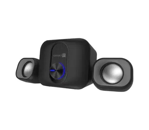 Predlžovacie káble CONNECT IT CSP-2100-BK - LED Sada reproduktorov so subwooferom 11W/5V čierna CSP-2100-BK