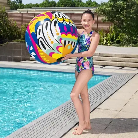 Zábava pri kúpaní Plážová lopta  flirty fiesta 91cm 31044
