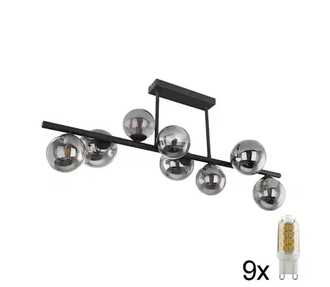 Svietidlá Globo 56133-9D - LED Luster na tyči RIHA 9xG9/3W/230V 56133-9D