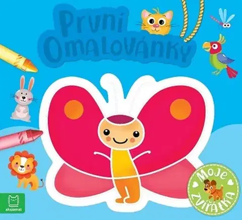 Nalepovačky, vystrihovačky, skladačky První omalovánky: Moje zvířátka - Sylwia Kajdana,Beata Batorska