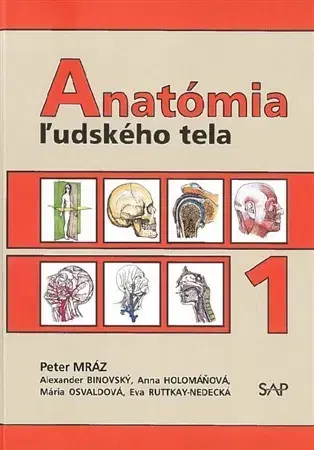 Anatómia Anatómia ľudského tela 1, 4. vydanie - Kolektív autorov