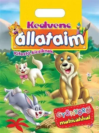 Nalepovačky, vystrihovačky, skladačky Kedvenc állataim