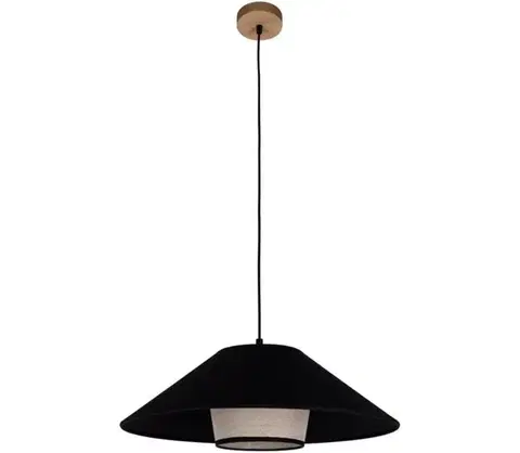 Svietidlá  16890174 - Závesný luster na lanku AMIGO 1xE27/60W/230V dub 16890174
