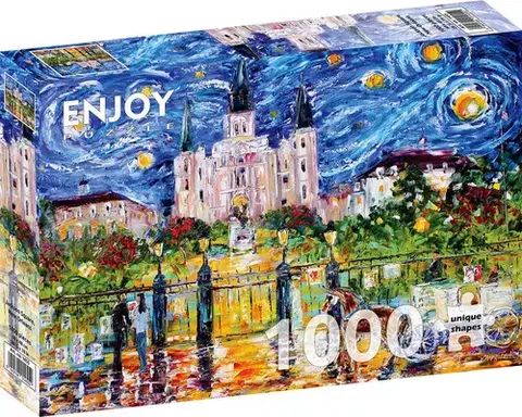 1000 dielikov Enjoy Puzzle Jacksonovo námestie, New Orleans 1000 Enjoy