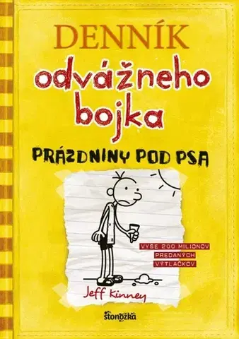 Dobrodružstvo, napätie, western Denník odvážneho bojka 4: Prázdniny pod psa, 3. vydanie - Jeff Kinney,Elena Guričanová