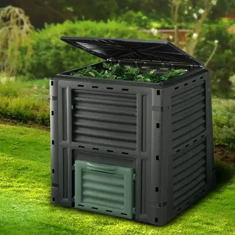 Kompostéry Kompostér 450L 80x80x81 antracit 2040