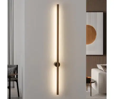 Svietidlá BRILAGI - LED nástenné svietidlo WOODY LINE LED/12W/230V 120 cm dub orech 8590828607366