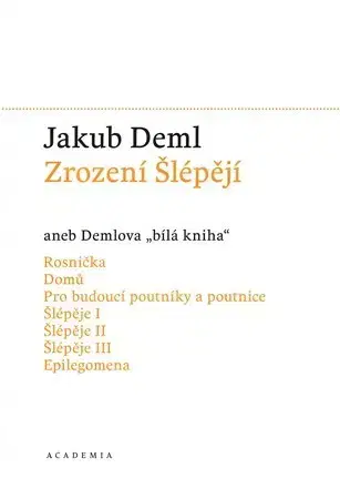 Česká beletria Zrození Šlépějí - Jakub Deml