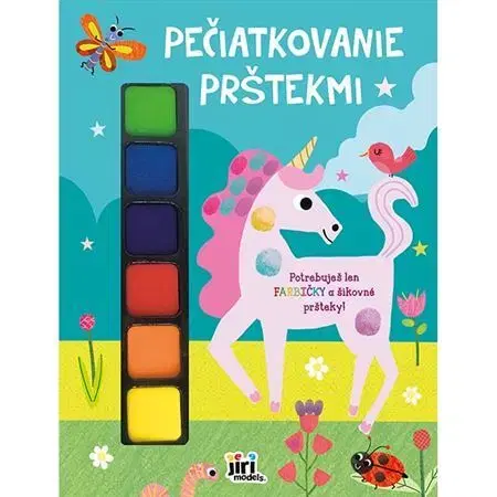 Pre deti a mládež - ostatné Pečiatkovanie prstíkmi - Jednorožec