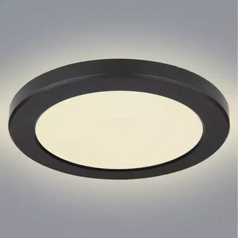 Moderné lampy do obývačky Stropná Lampa 12379-18B LED 18W D22 Čierna PL1