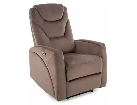 Kreslá Relaxačné kreslo Kronos Velvet