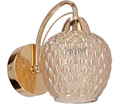 Svietidlá  Nástenná lampa TOBIAS 1xE27/40W/230V rose gold 21-35233