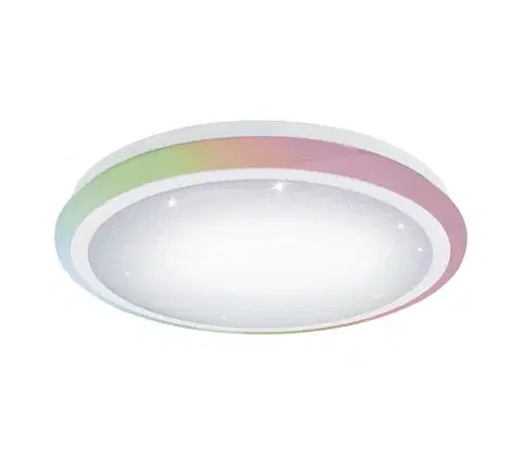 Svietidlá Eglo 79512 - LED RGB stmievané stropné svietidlo LIPARI LED/24W/230V + diaľkové ovládanie 79512