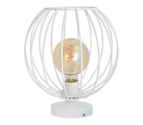 Lampy  Stolná lampa MERCURE 1xE27/15W/230V biela B-1388/1 WT