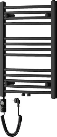 Radiátory do kúpeľne MEXEN/S - Ares radiátor + vykurovacia tyč 700 x 500 mm, 300 W, čierna W102-0700-500-2300-70