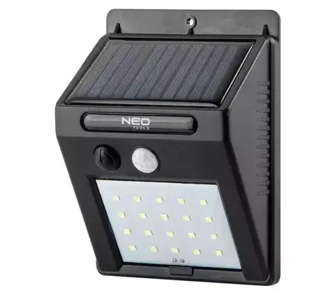 Solárne lampy so senzorom pohybu Solárna nástenná lampa 20 LED 250LM 99-055