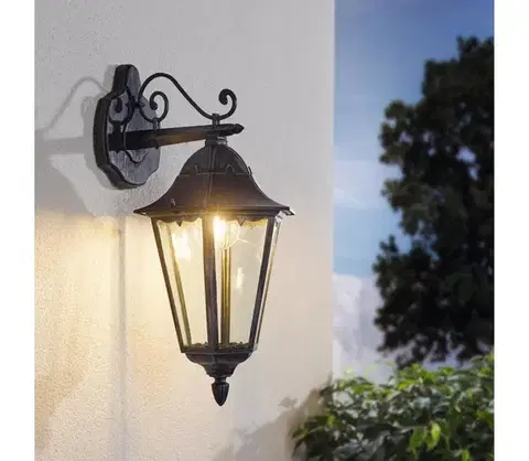 Záhradné lampy Eglo 93456 - Vonkajšie nástenné svietidlo NAVEDO 1xE27/60W/230V IP44 93456