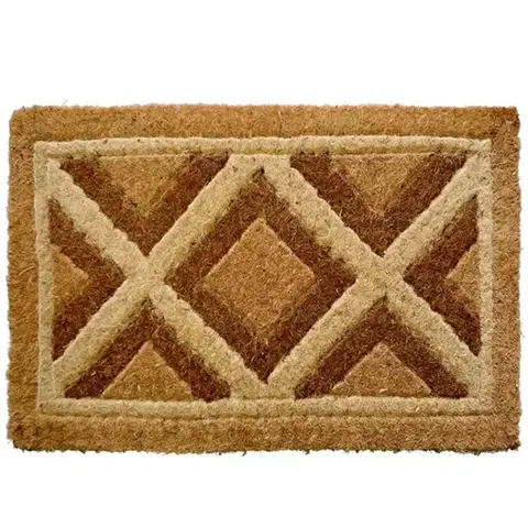 Koberce Rohožka kokos Natural/Blech M1477 40x60 cm