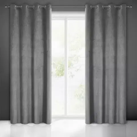 Závesy do spálne Záves LILI 140X250 na priechodkách 384147
