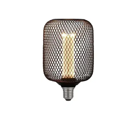 Žiarovky Searchlight 26002BK - LED dekoratívna žiarovka WIRE MESH E27/4,5W/230V 2700K 26002BK