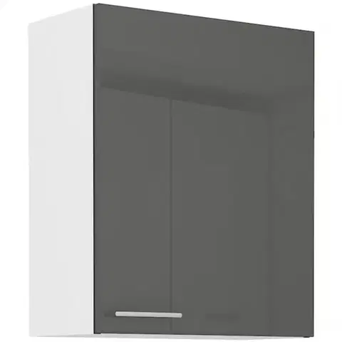 Kuchynské skrinky visiace Kuchynská skrinka Lara 60g-72 1f Mdf sedá lesk
