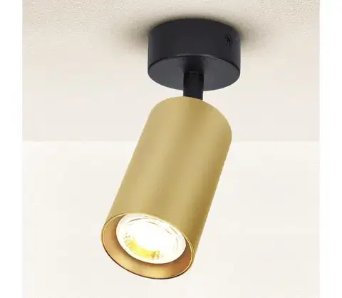 Svietidlá BRILAGI - Bodové svietidlo SELE GOLDEN 1xGU10/30W/230V čierna/zlatá WO-C1-OEM