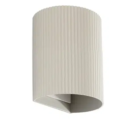 Svietidlá FARO Barcelona FARO 40528 - Nástenné svietidlo SOLE 1xGU10/8W/230V šedá vrúbkovaná zaokrúhlený 40528