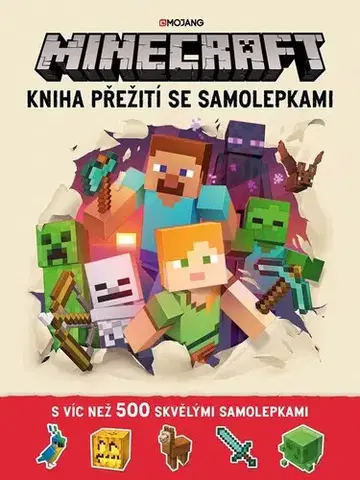 Pre deti a mládež - ostatné Minecraft - Kniha přežití se samolepkami