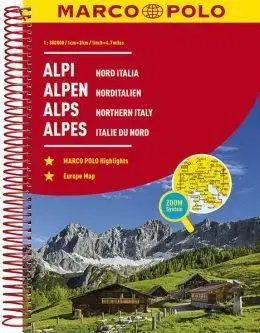 Európa Alpy, severní Itálie 1:300T
