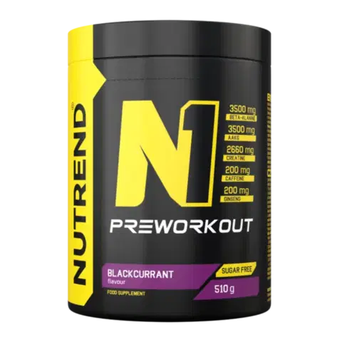 Pre-workouty NUTREND N1 Pre-Workout čierne ríbezle