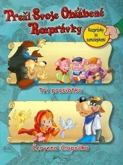 Leporelá, krabičky, puzzle knihy Tri prasiatka / Červená Čiapočka